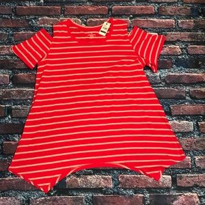 ✨Lane Bryant NWT 14/16 Pink Stripe Shirt✨